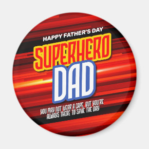 Personalize SuperHero Vater Magnet