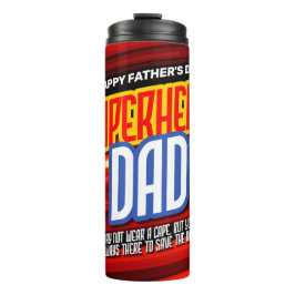 Personalize SuperHero Vater Thermosbecher