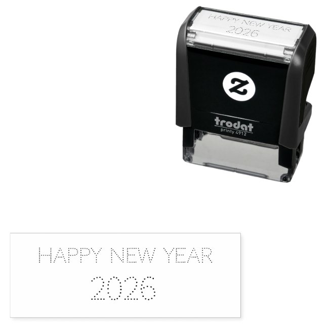 personalize text self-inking stamp permastempel (Beispiel)