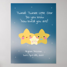 Personalize Twinkle Twinkle Little Star | Poster