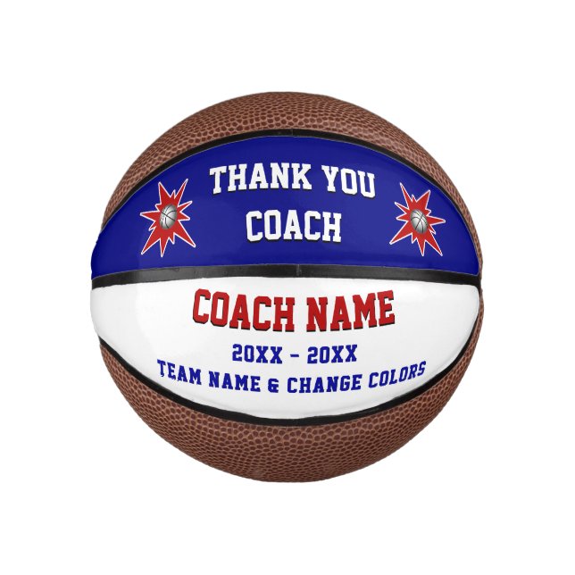 Personalize Vielen Dank Geschenke für Basketball C (Vorderseite)