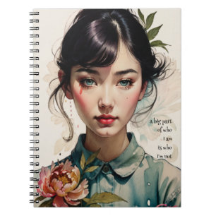 PERSONALIZE: Wer ich nicht bin Notebook Journal Notizblock