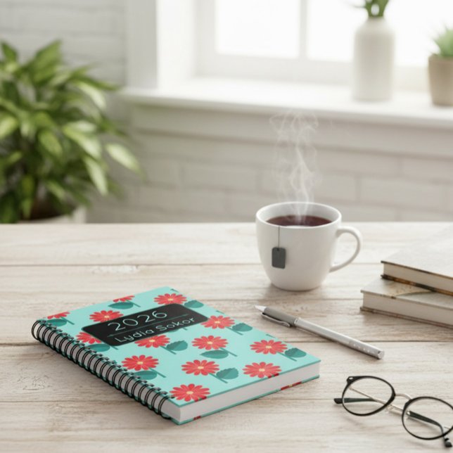 Personalized 2026 Floral Planner Notebook Planer (Von Creator hochgeladen)