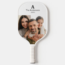 Personalized 2 Photo with Monogram & Family Name