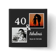 Personalized 40 & fabulous Men's gift