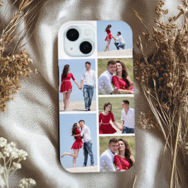 Personalized 6 Photo Collage Case-Mate iPhone Hülle