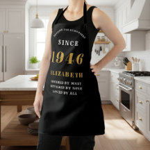 Personalized 80th Birthday 1946 Black & Gold