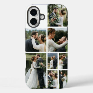 Personalized 8 Photo Collage iPhone 16 Plus Hülle