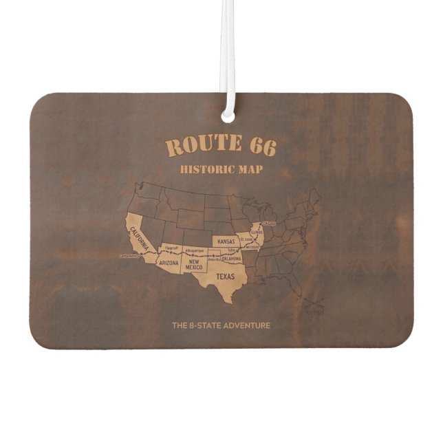 Personalized 8 State Centennial Celebration Autolufterfrischer (Vorderseite)