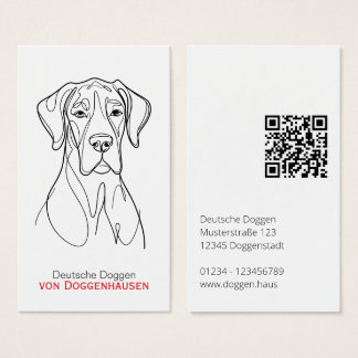 Personalized Abstract Great Dane