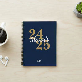 Personalized Academic Diary 2024-2025  Notizbuch