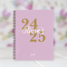 Personalized Academic Diary 2024-2025  Notizbuch