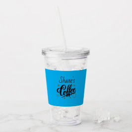 Personalized acryltrinkbecher
