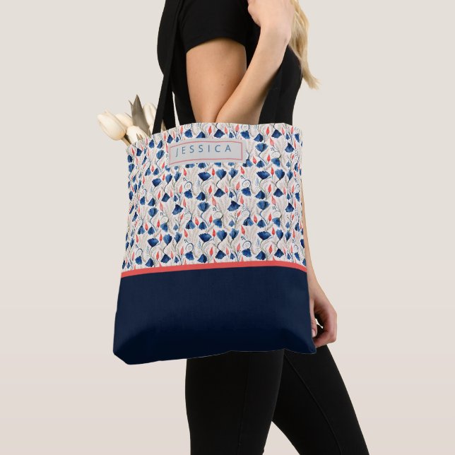 Personalized Aesthetic Patriotic Wildflowers Tasche (Von Nahem)