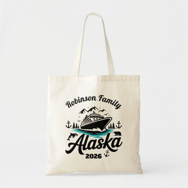 Personalized Alaska Cruise Tragetasche (Vorne)