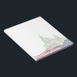 Personalized American Flag Patriotic USA Notizblock<br><div class="desc">Personalized American Flag Patriotic USA Gifts! Celebrate pride, freedom, and unity with this American Patriotic USA design. Inspired by the spirit of the United States, this design reflects love for the country, national pride, and the values of liberty and independence. Perfect for national holidays, patriotic events, family gatherings, or everyday...</div>