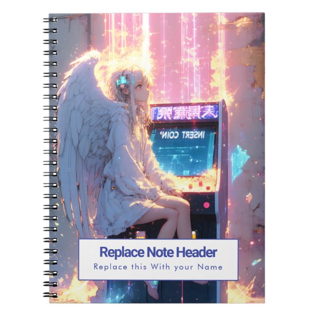 Personalized Anime Themed Notebook Notizblock (Vorderseite)
