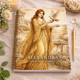 Personalized Aphrodite Reflections Journal Notizbuch