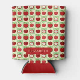 Personalized Apple Fall Check Cozy Teacher Cute Dosenkühler