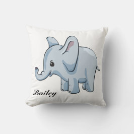 Personalized Baby Elephant Kissen