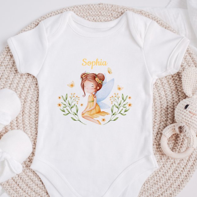 Personalized Baby Girl Fairy Bodysuit  Strampler (Von Creator hochgeladen)