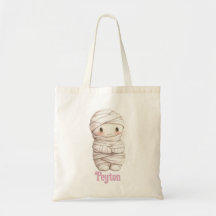 Personalized Baby Mummy Trick or Treat Bag