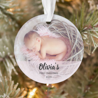 Personalized Baby’s First Christmas