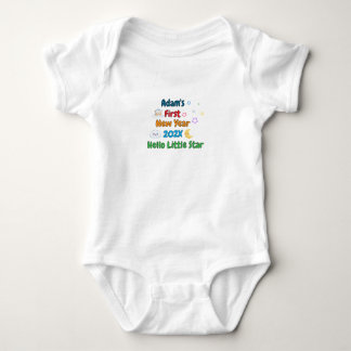 Personalized Baby’s First New Year – Cute Design Baby Strampler