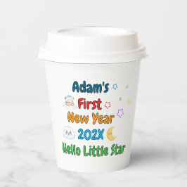 Personalized Baby’s First New Year – Cute Design Pappbecher