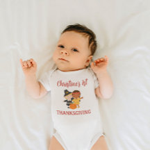 Personalized Baby’s First Thanksgiving Bodysuit