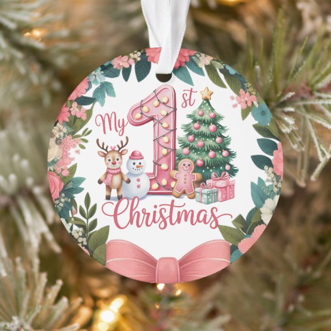 Personalized Baby's First Holiday Keepsake (Arbre)