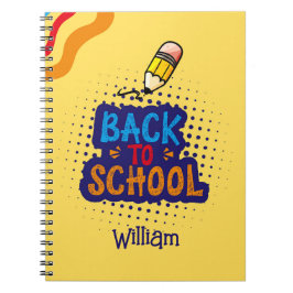 Personalized "Back To School" Fun Doodle Notizblock