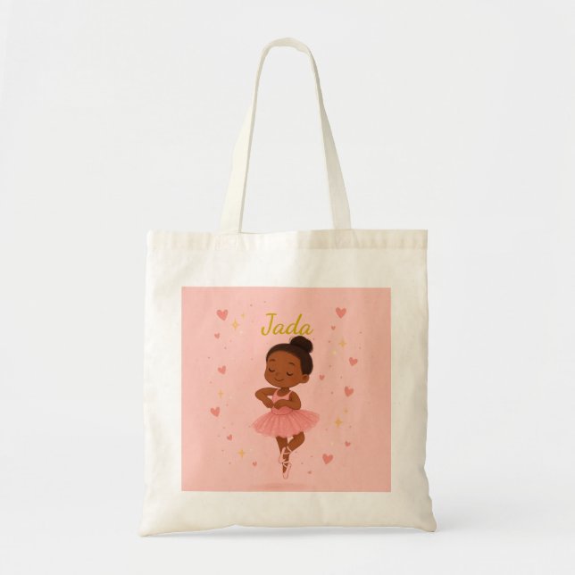 Personalized Ballet Tote for GirlS Tragetasche (Vorne)