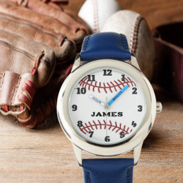 Personalized Baseball Boys or Girls Armbanduhr