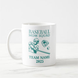 Personalized baseball mom  kaffeetasse