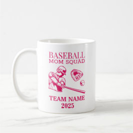 Personalized baseball mom  kaffeetasse
