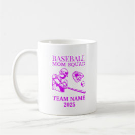 Personalized baseball mom  kaffeetasse