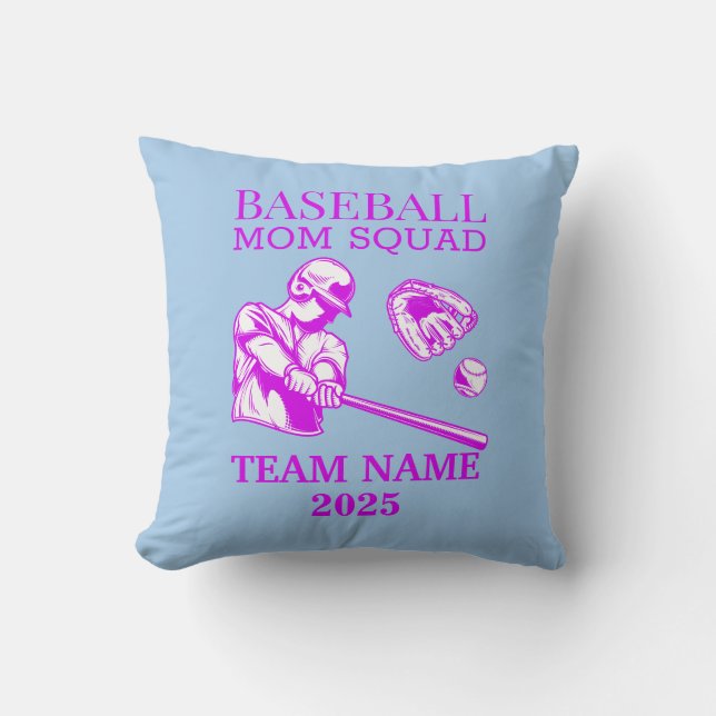 Personalized baseball mom  kissen (Vorderseite)