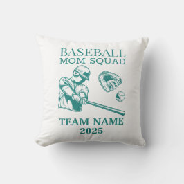 Personalized baseball mom  kissen