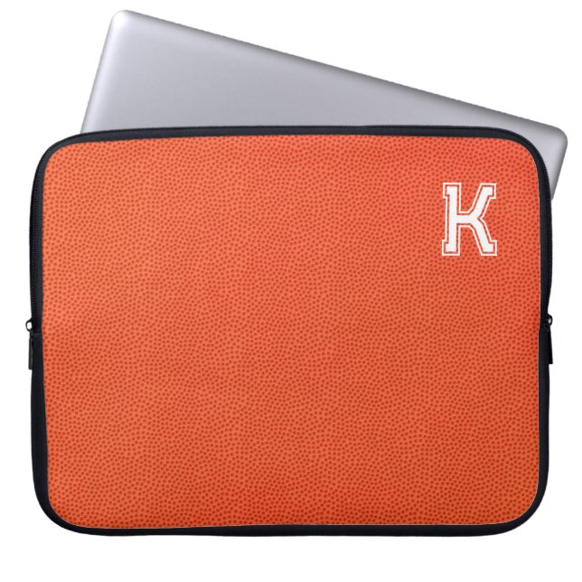 Personalized Basketball Laptop Sleeve (Vorderseite)