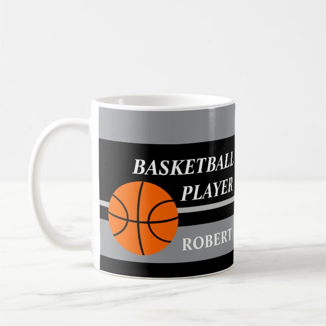 Personalized Basketball Mug Kaffeetasse (Links)