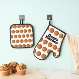 Personalized Basketball Ofenhandschuh & Topflappen-Set