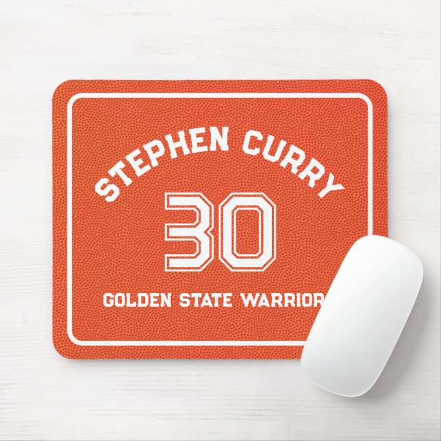 Personalized Basketball Player Sport Simple Fun Mousepad (Mit Mouse)