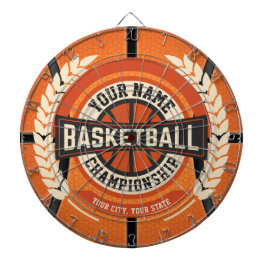 Personalized Basketball Team Player Custom Athlete Dartscheibe