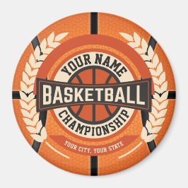 Personalized Basketball Team Player Custom Athlete Magnet