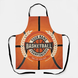 Personalized Basketball Team Player Custom Athlete Schürze