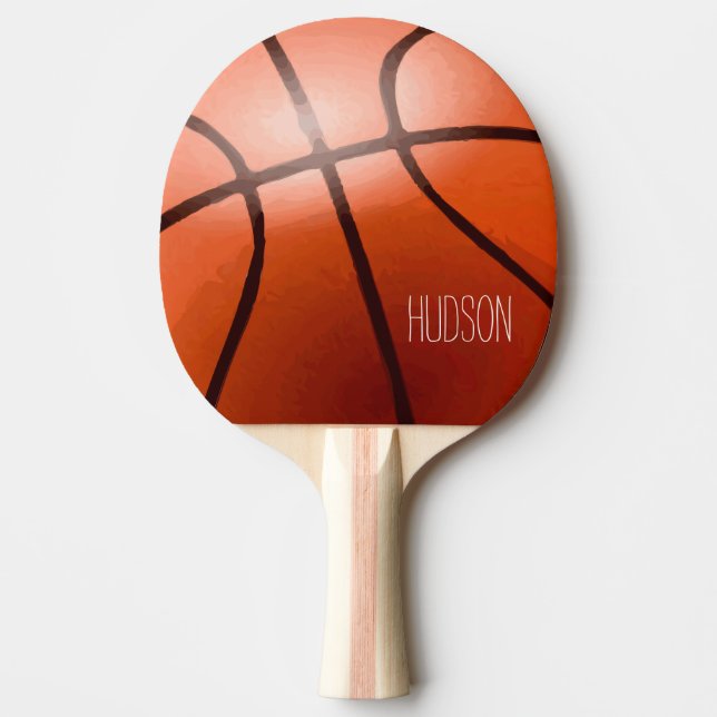 Personalized Basketball Tischtennis Schläger (Vorderseite)
