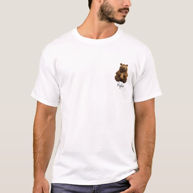 Personalized bear Dad | Best bear Dad Ever  T-Shirt (Vorderseite)