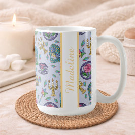 Personalized Beauty and the Beast Book Girl Kaffeetasse