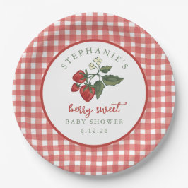 Personalized Berry Sweet Baby Shower Napkin Pappteller